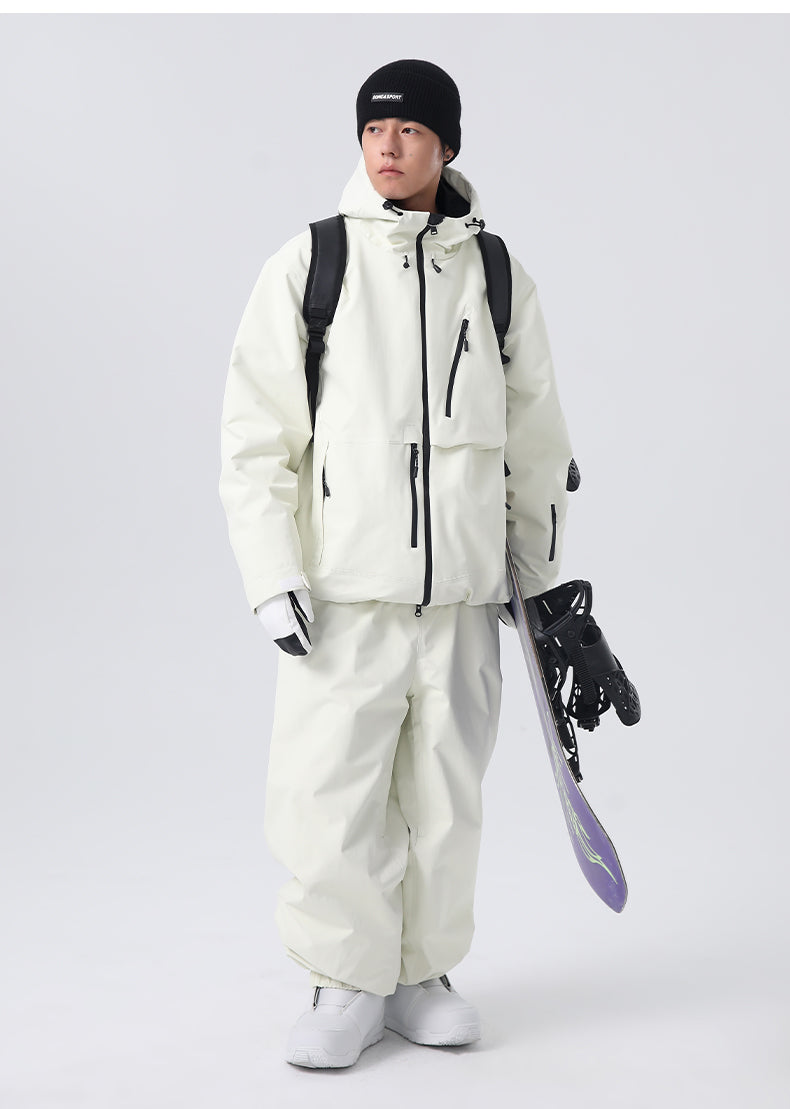 Freestyle-Tech 3L Insulated Shell Ski Jacket - Unisex | Searipe