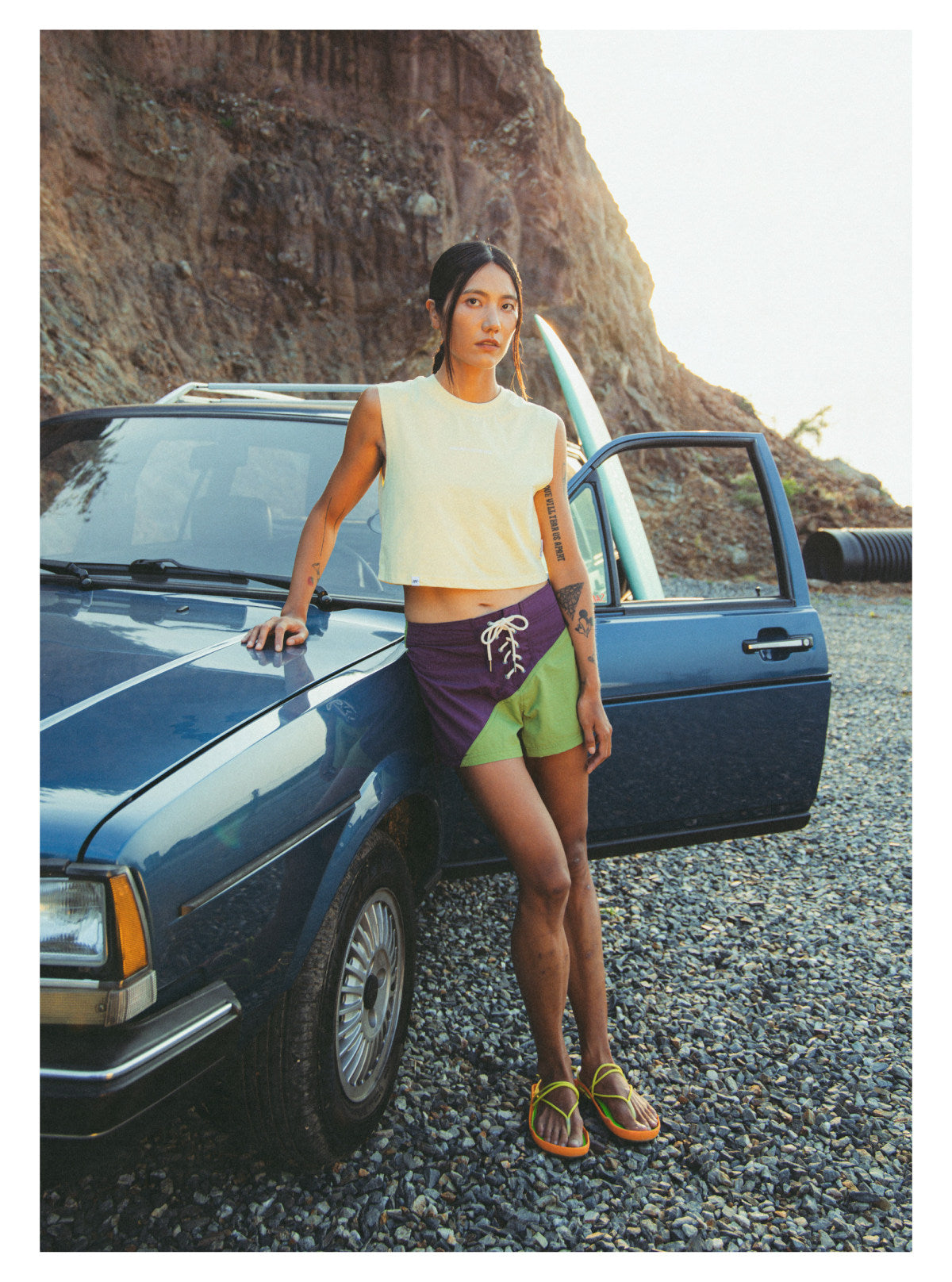 [Clearance] Quick-Dry Colorblock Lace-Up Surf Shorts – Women’s | MOUNTAINFEVER