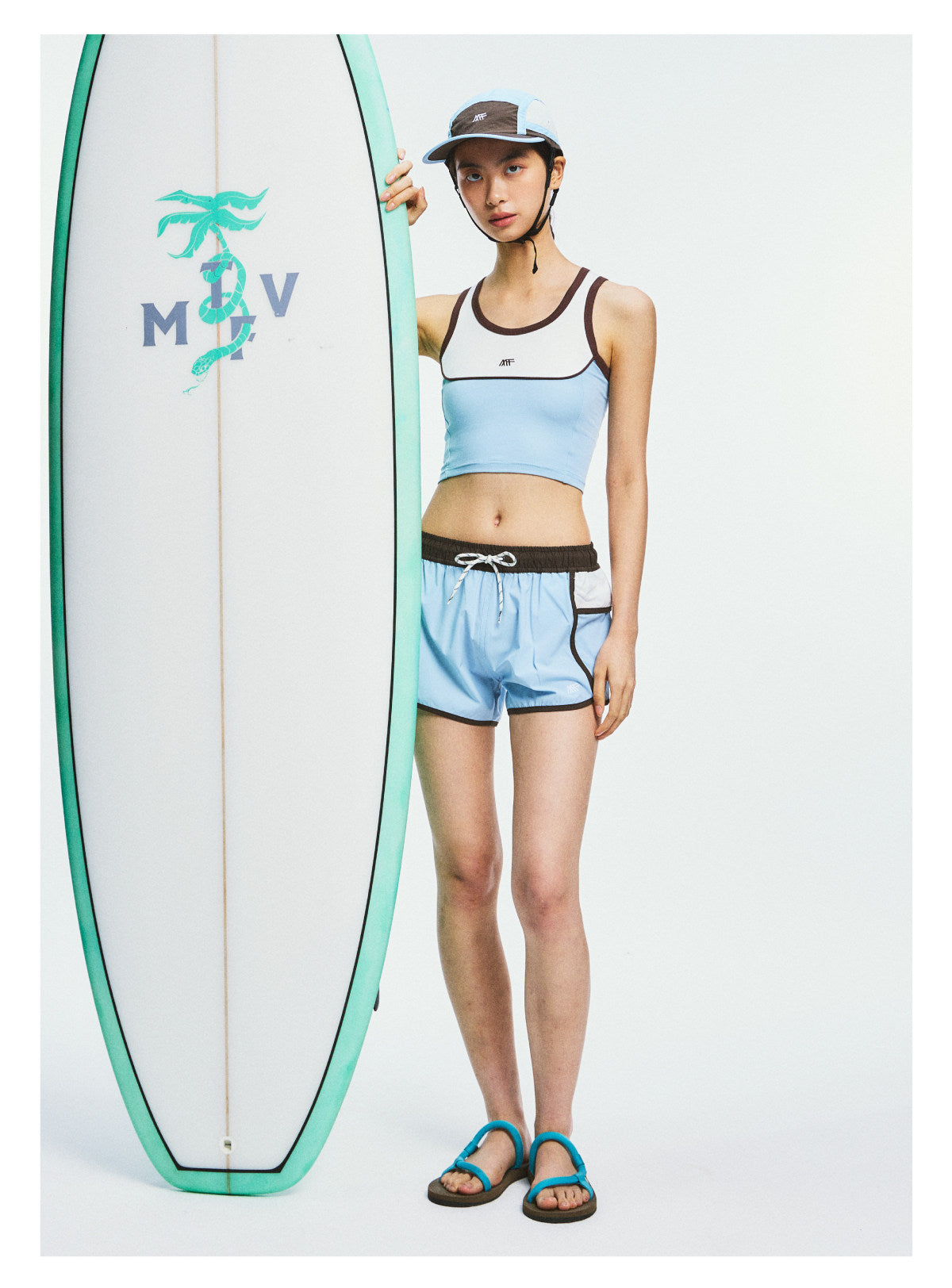 [Clearance] Quick-Dry Color-Block Packable Surf Shorts – Women's | MOUNTAINFEVER