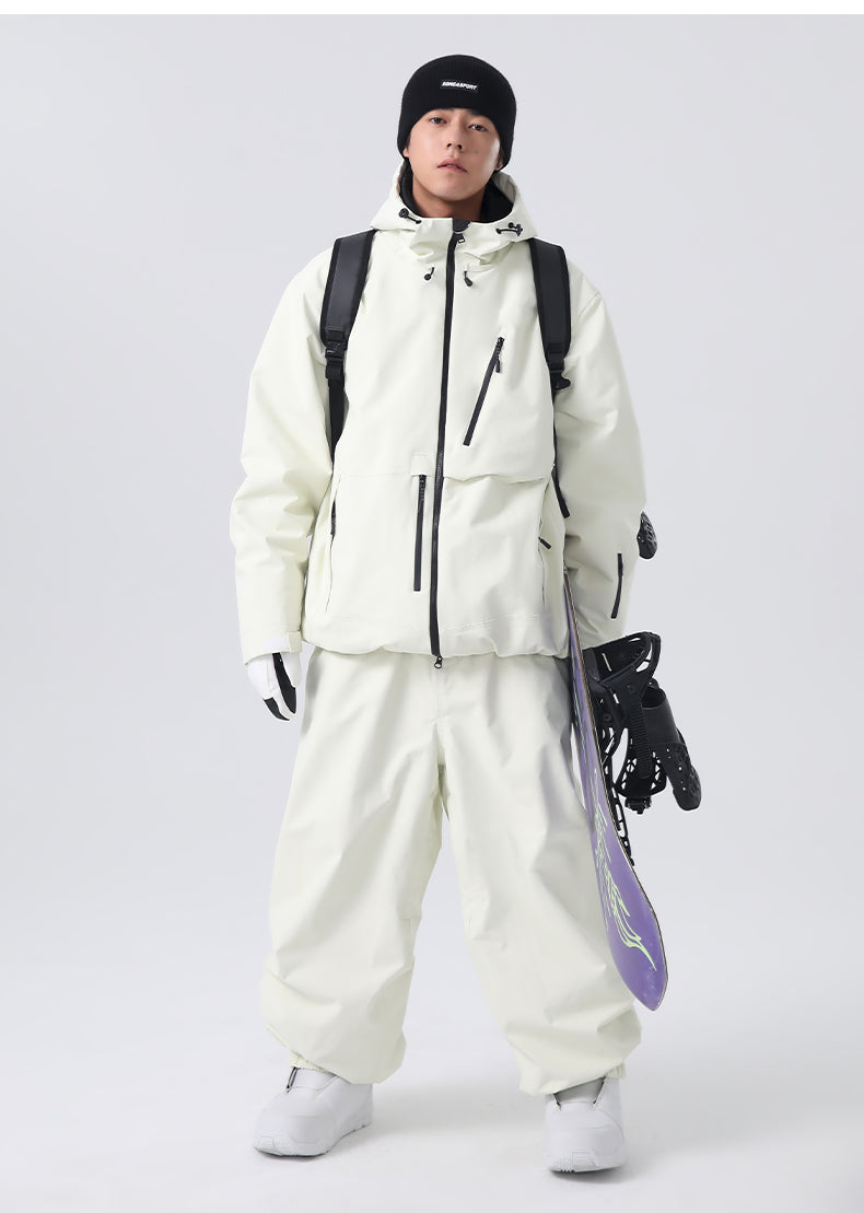 Freestyle-Tech 3L Insulated Shell Ski Jacket - Unisex | Searipe