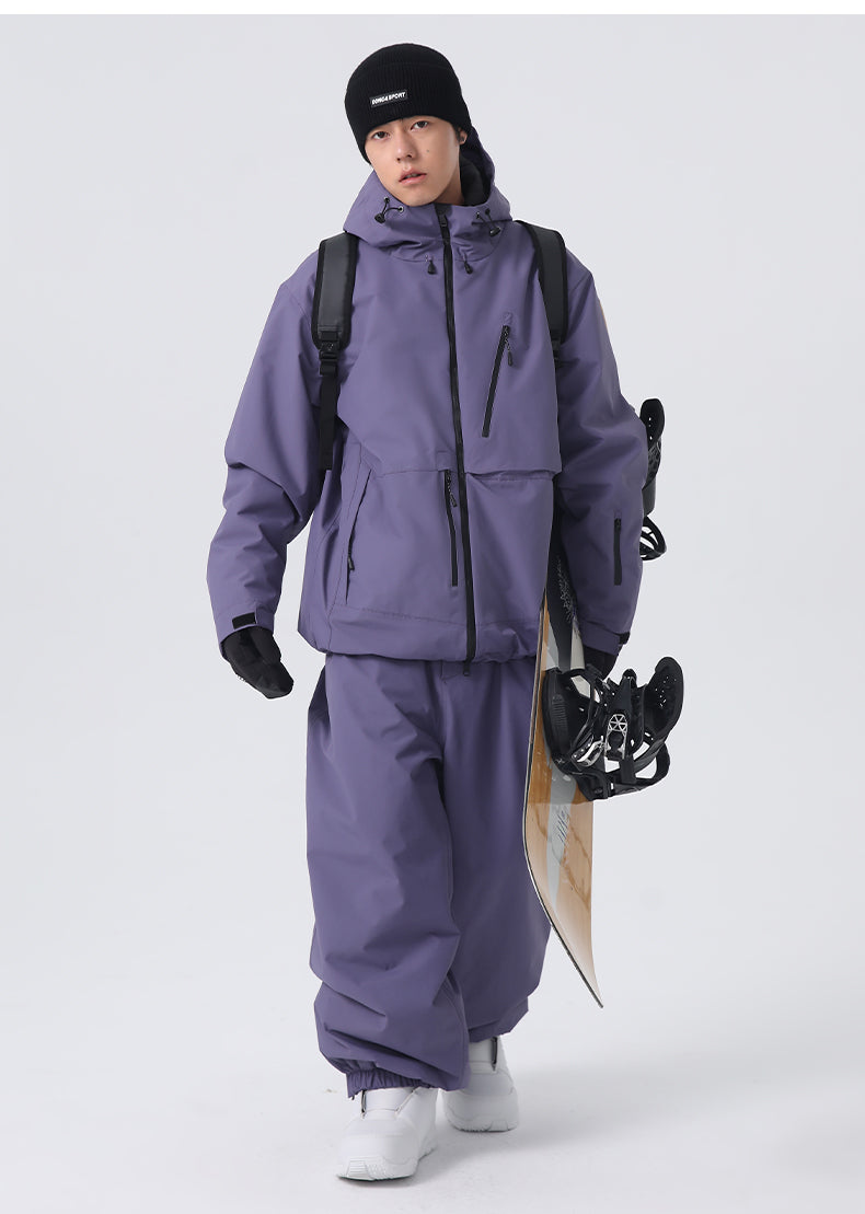 Freestyle-Tech 3L Insulated Shell Ski Jacket - Unisex | Searipe