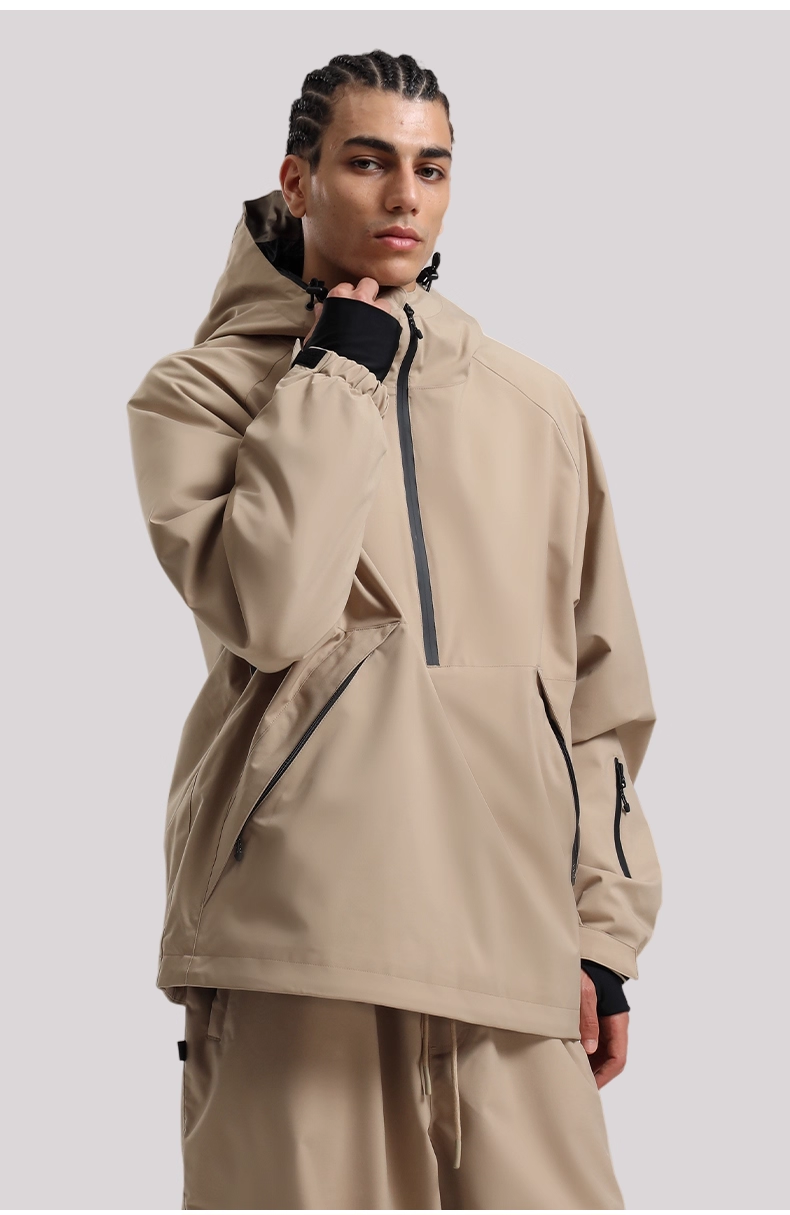 Minimalist Insulated Snow Anorak - Men's | Gsou Snow