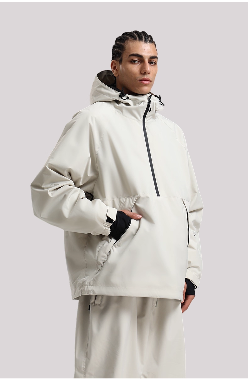 Minimalist Insulated Snow Anorak - Men's | Gsou Snow