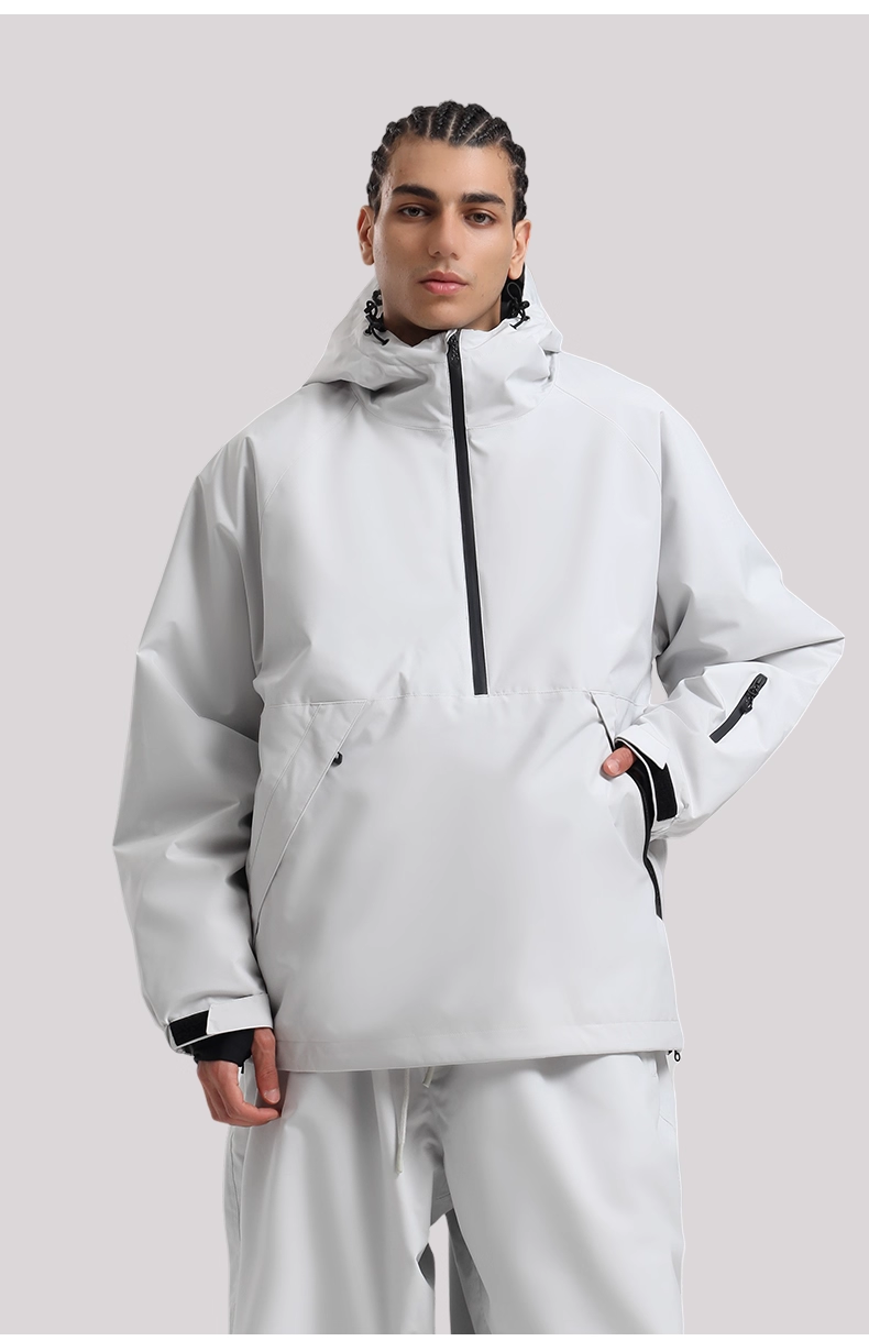 Minimalist Insulated Snow Anorak - Men's | Gsou Snow