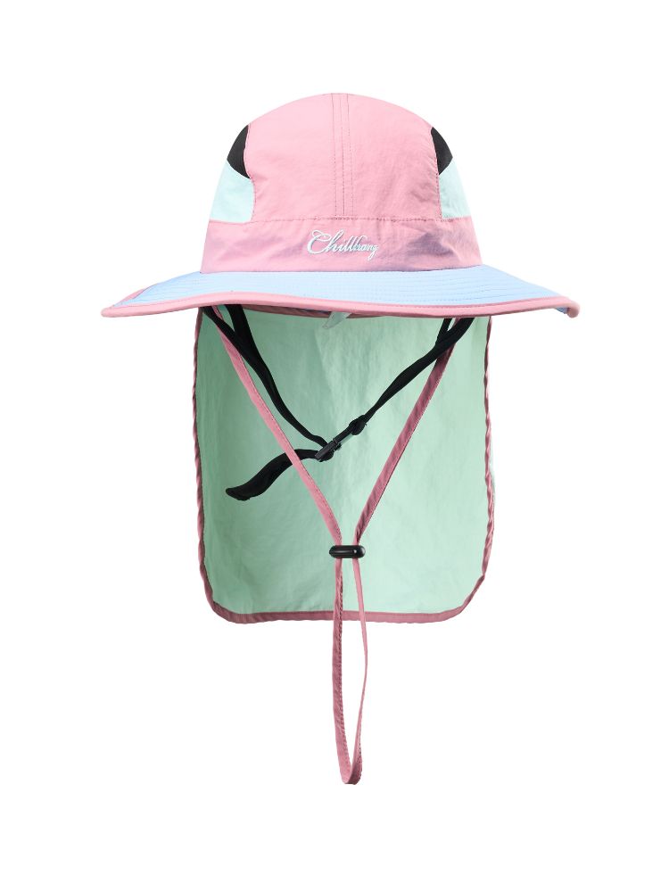[Clearance] Wide Brim Convertible Surf Sun Hat with Neck Cover – Unisex | ChillHang