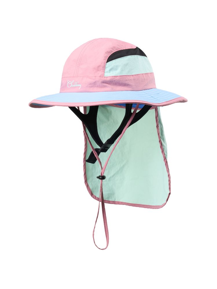 [Clearance] Wide Brim Convertible Surf Sun Hat with Neck Cover – Unisex | ChillHang