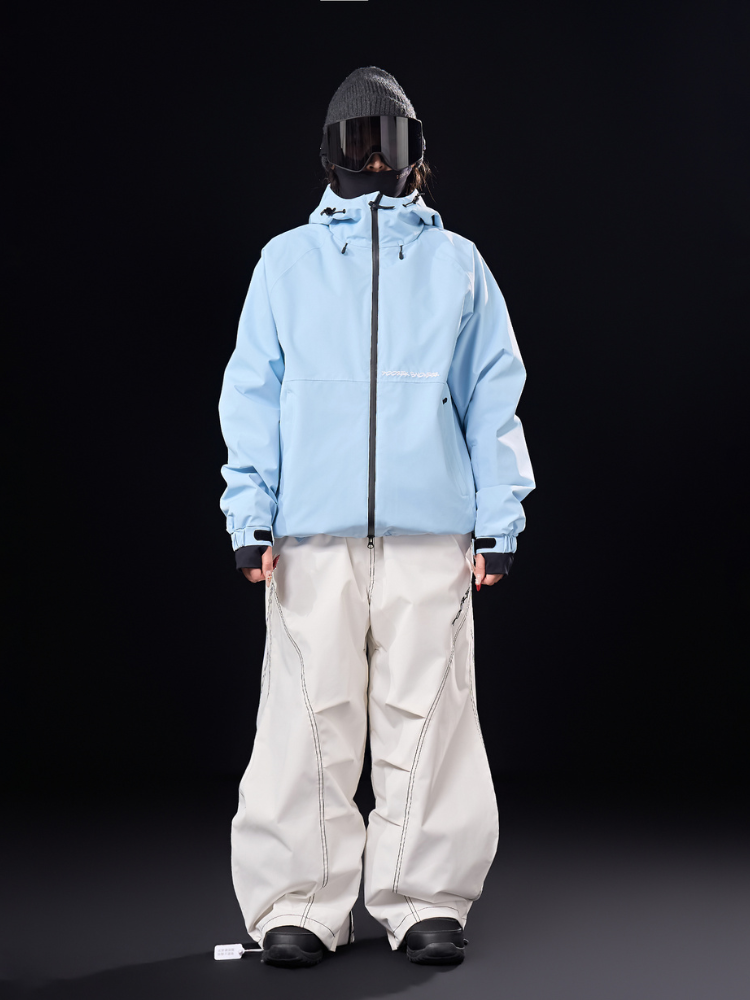 Heat-Layer Tech Cargo  Curved Baggy Ski Pants – Unisex | Doorek