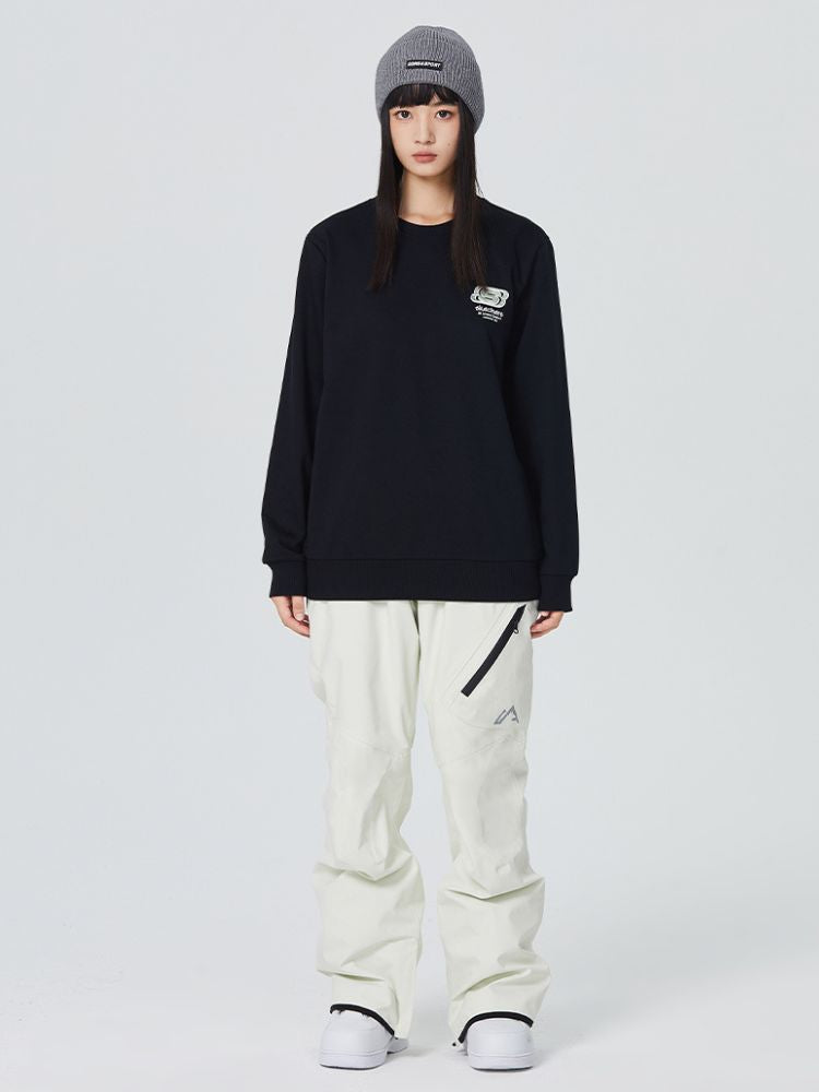 [Clearance] Diagonal Zipper Snow Pants - Unisex | Searipe