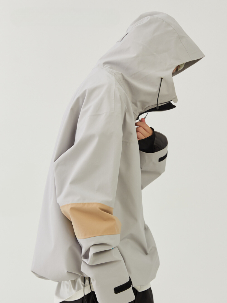 3L Oversized Freeride Pullover Snow Jacket – Unisex | Winter Ticket