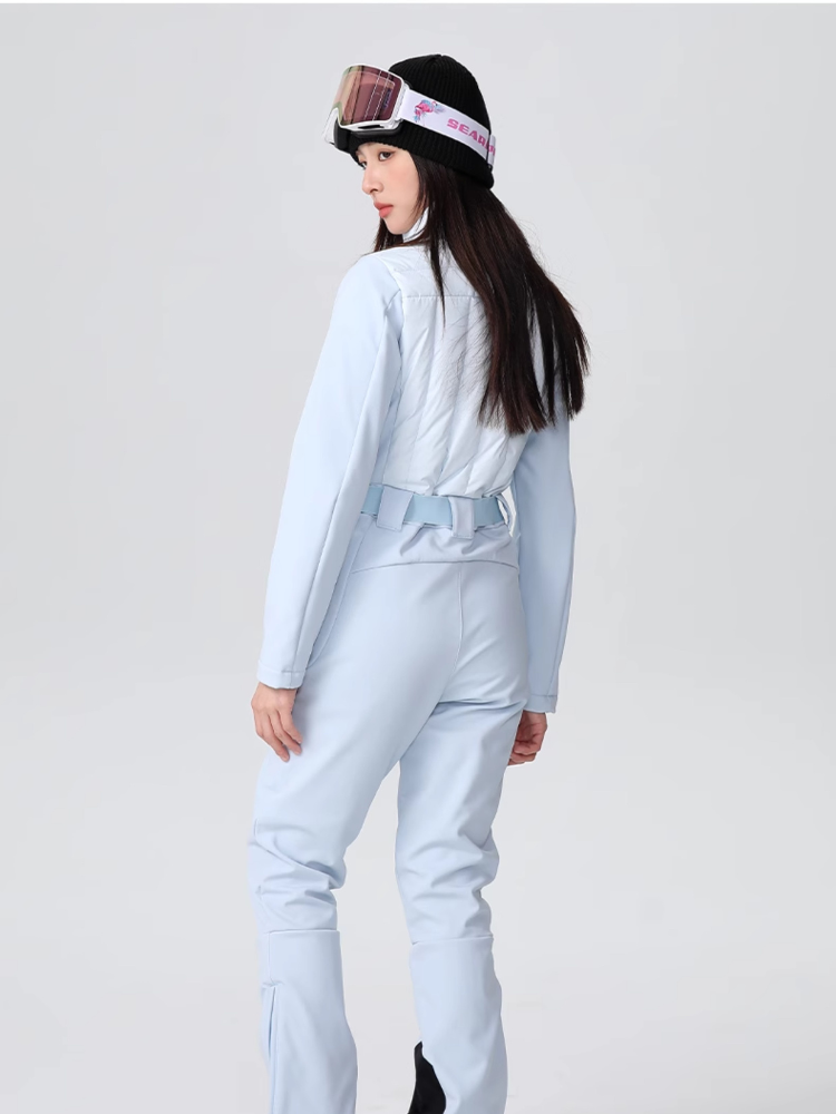 Luxe Insulated Slim-Fit Ski Jumpsuit - Women's | Searipe