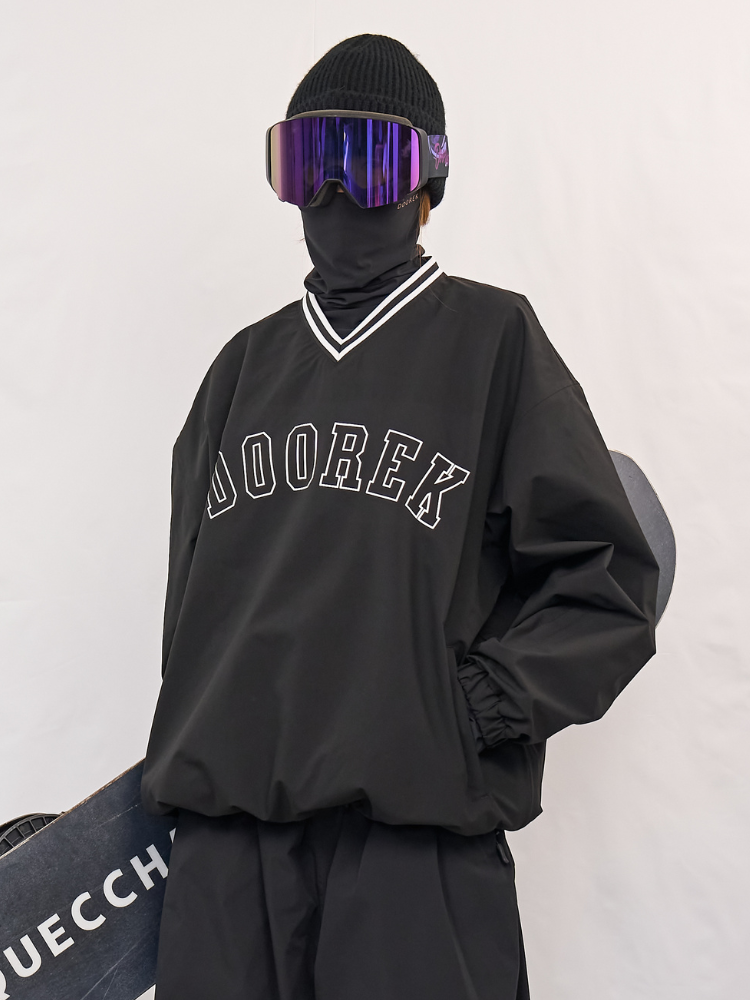 Baseball V-Neck 15K/10K Ski Pullover - Unisex | Doorek