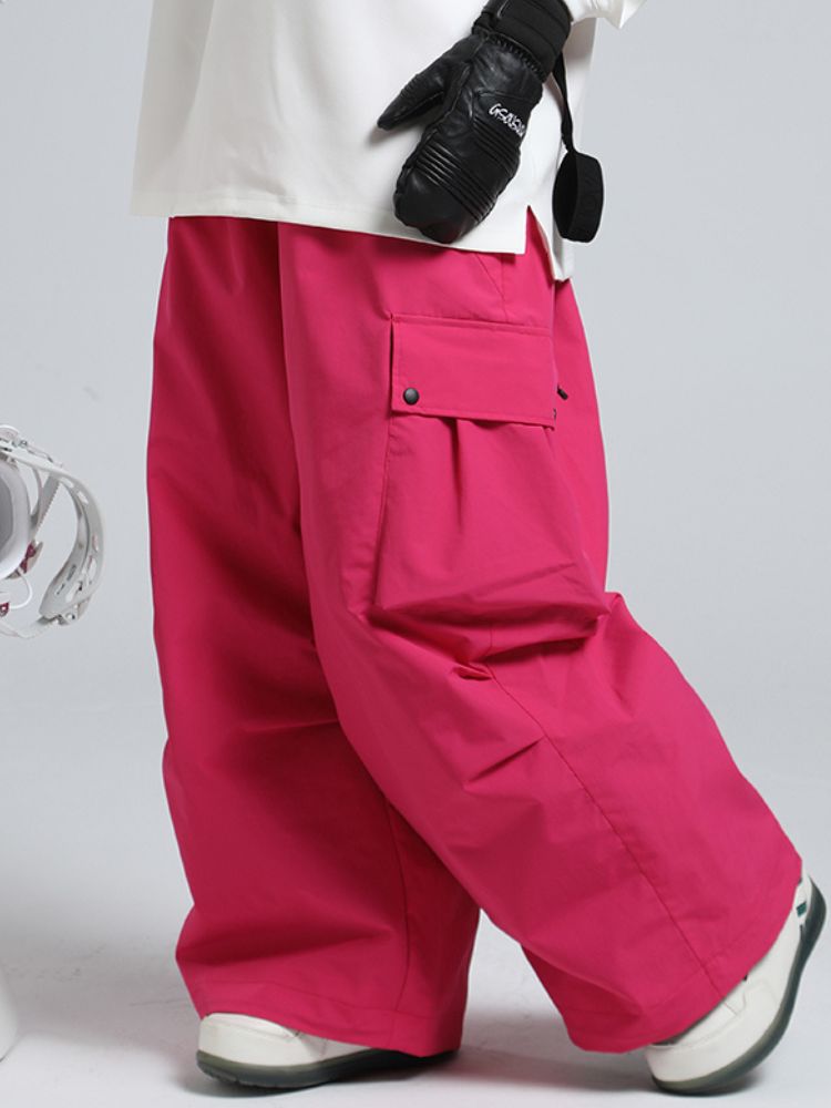 20K Baggy Loose Fit Cargo Snowboard Pants - Unisex | Gsou Snow