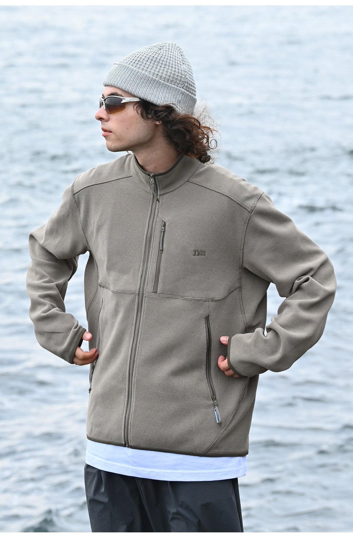 360G Waffle 5A Antibacterial Zip Sweatshirt – Unisex | NOTHOMME