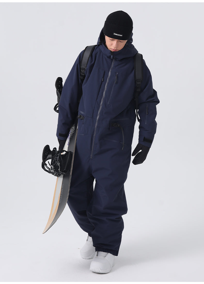 3L Waterproof One-Piece Ski Suit 20K - Unisex | Searipe