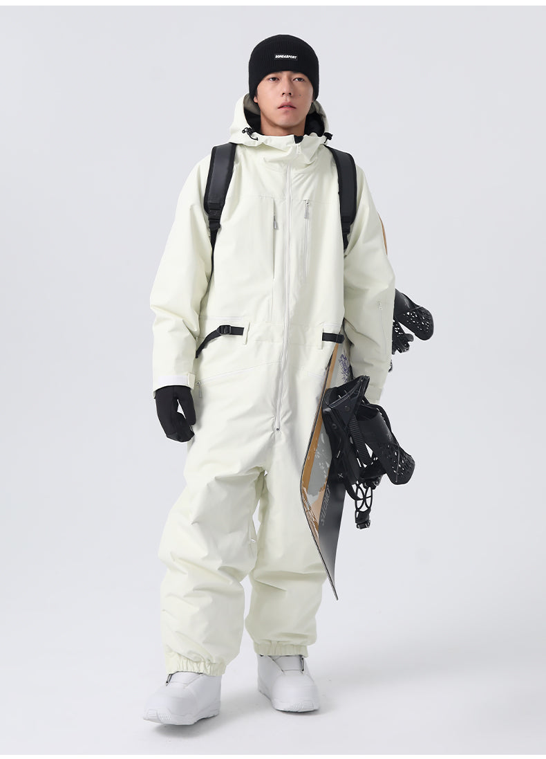3L Waterproof One-Piece Ski Suit 20K - Unisex | Searipe