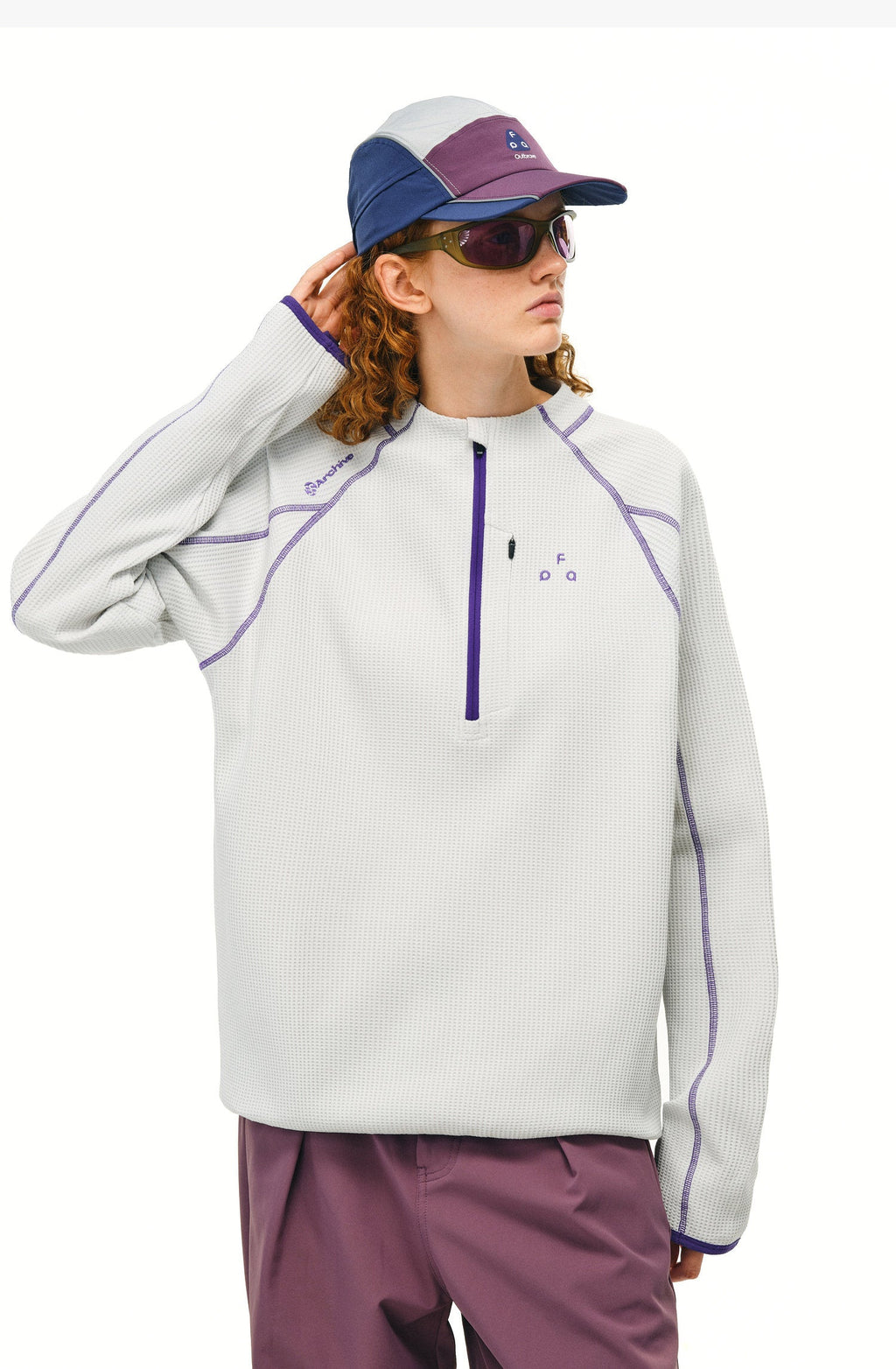 Quick-Dry UPF50+ Half-Zip Active Long Sleeve Top – Unisex | FPA