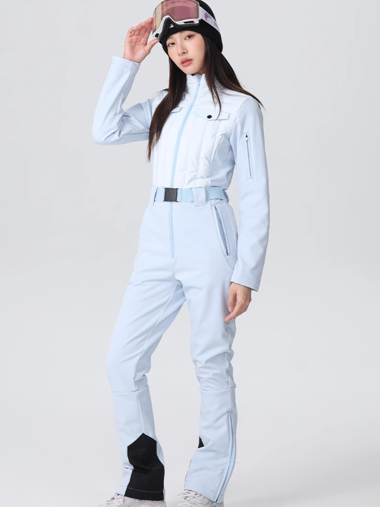 Luxe Insulated Slim-Fit Ski Jumpsuit - Women's | Searipe