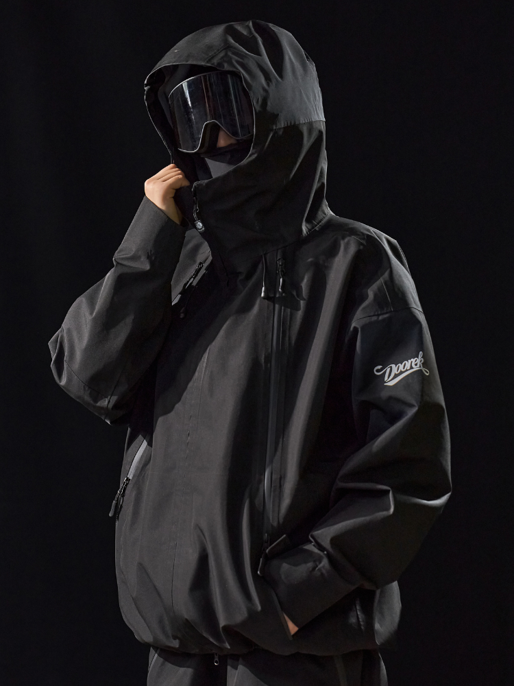 EP Series 3L Shell Baggy Ski Jacket – Unisex | Doorek