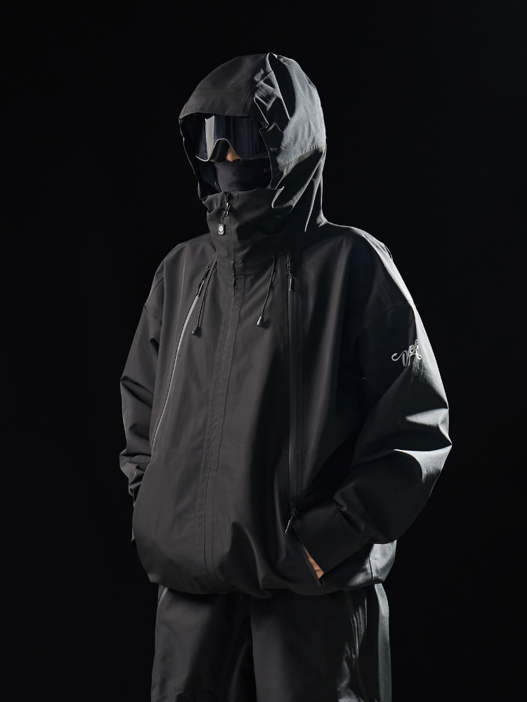 EP Series 3L Shell Baggy Ski Jacket – Unisex | Doorek