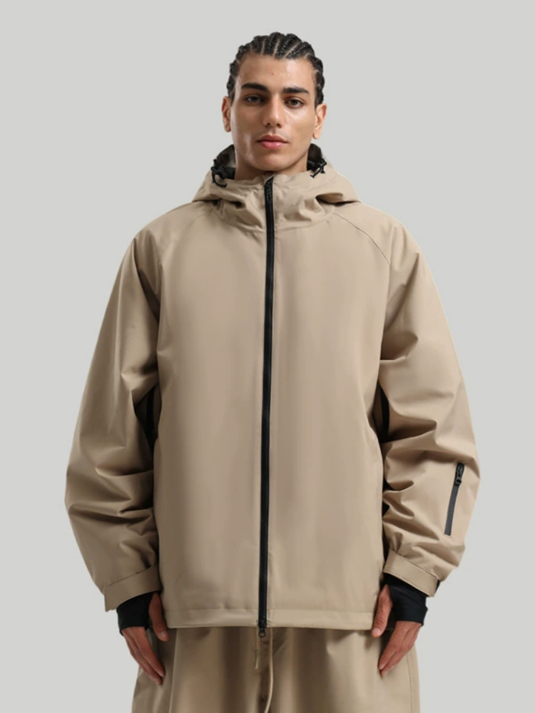 Sleek Oversized 20K Snow Jacket - Men's | Gsou Snow