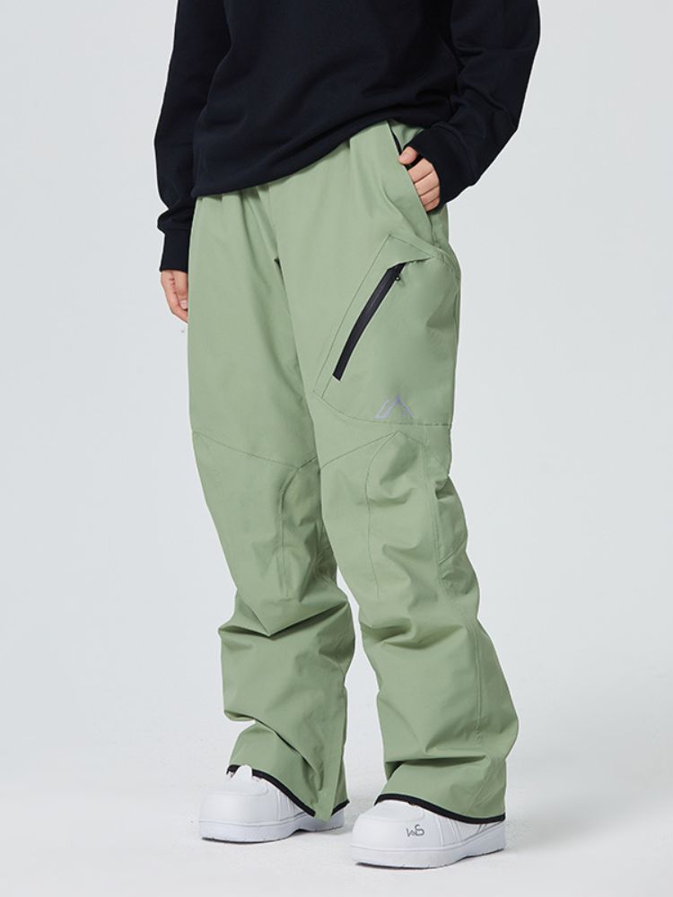 Diagonal Zipper Snow Pants - Men's | Searipe