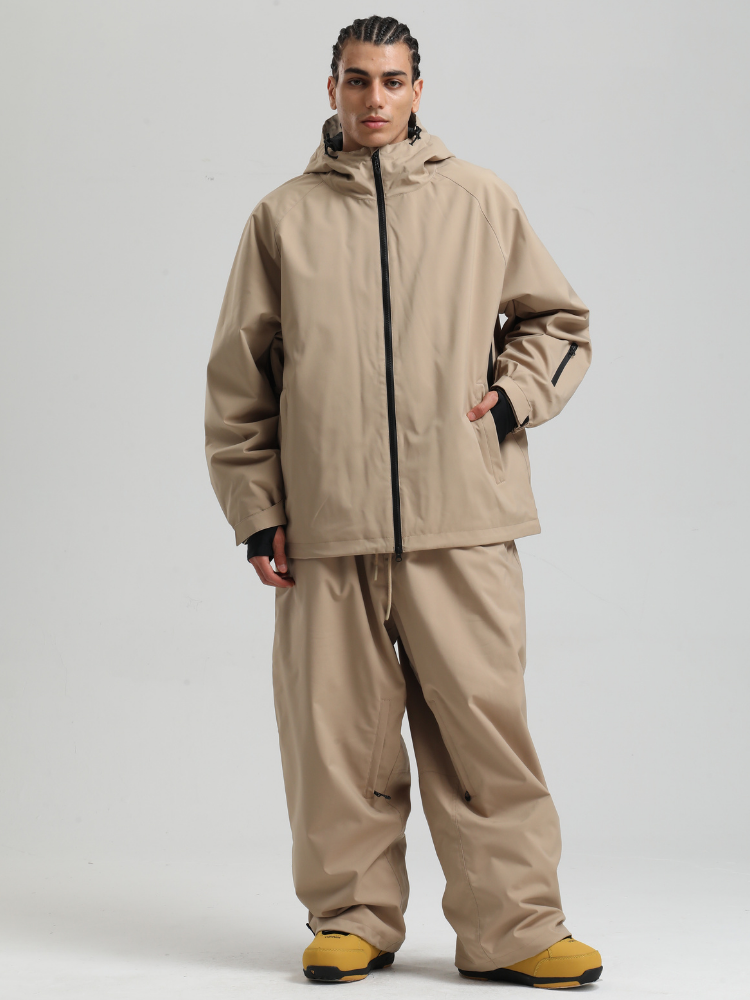 Sleek Oversized 20K Snow Jacket - Men's | Gsou Snow