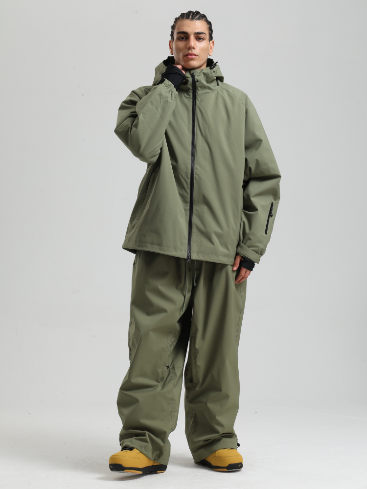 Sleek Oversized Snow Suit - Men's | Gsou Snow