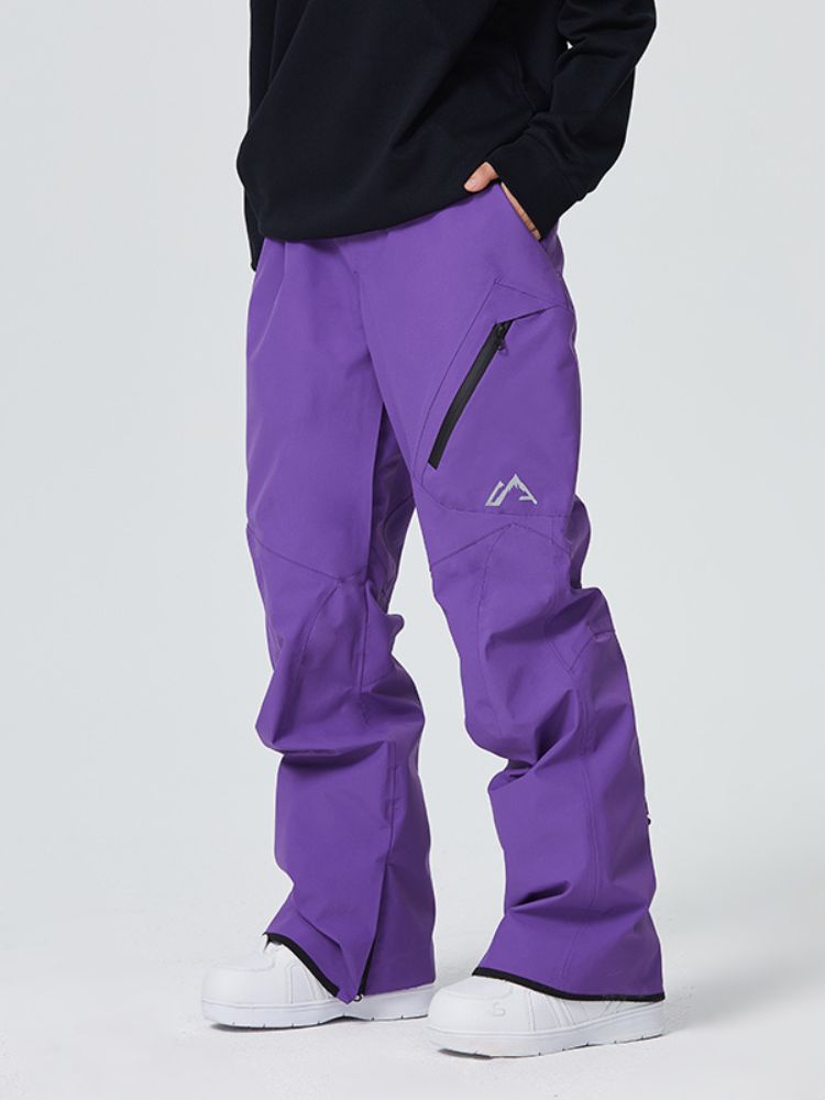 Diagonal Zipper Snow Pants - Men's | Searipe