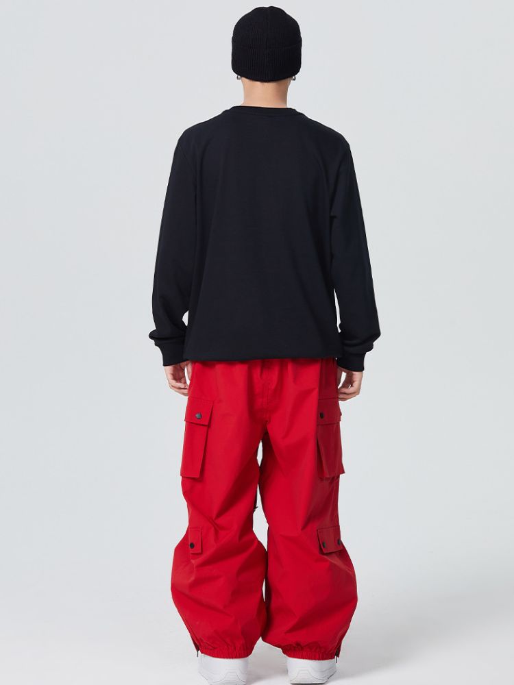 3L Monochrome Baggy Cargo Pants - Unisex | Searipe