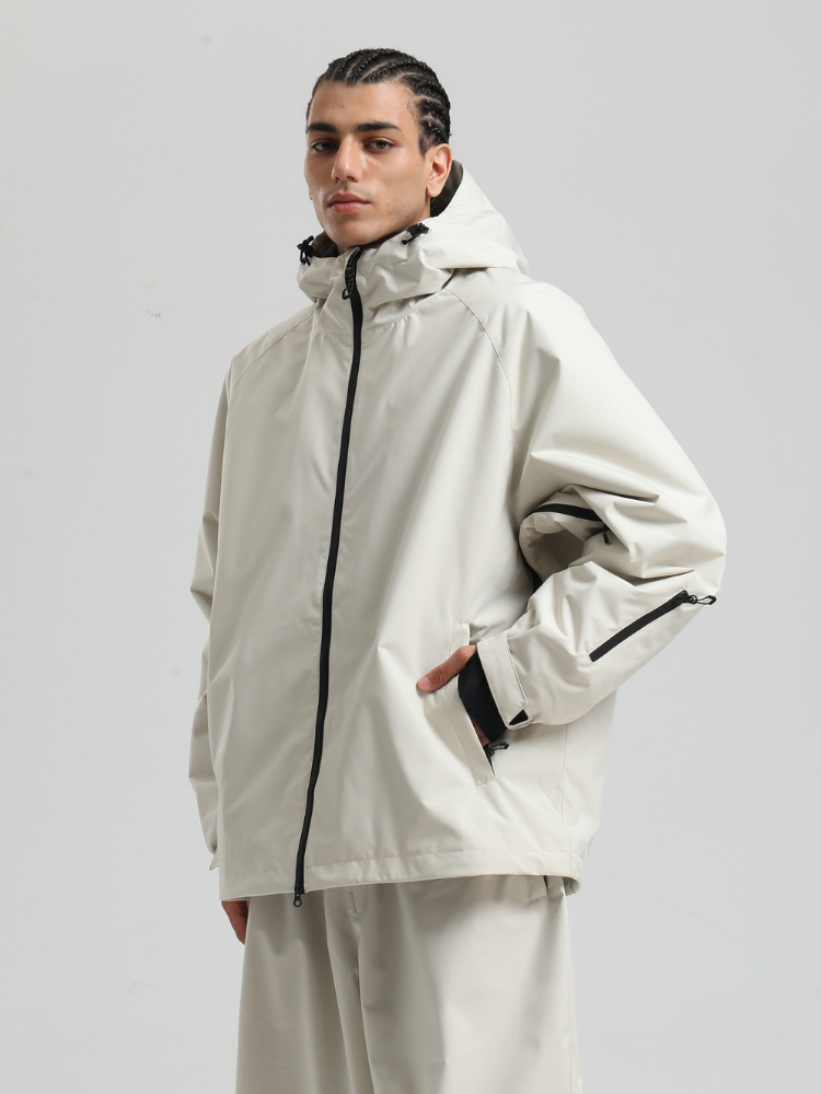 Sleek Oversized 20K Snow Jacket - Men's | Gsou Snow