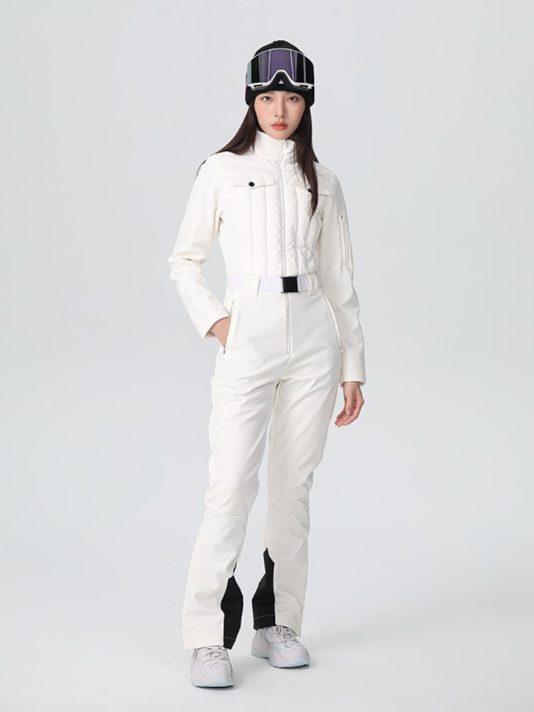 Luxe Insulated Slim-Fit Ski Jumpsuit - Women's | Searipe