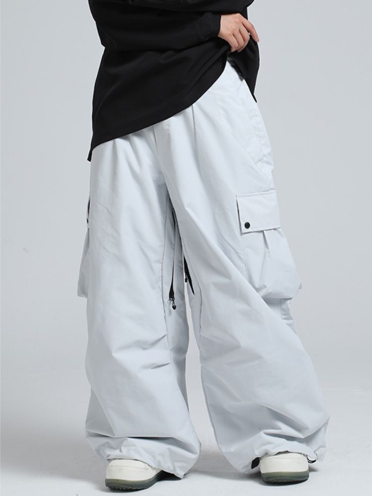 20K Baggy Loose Fit Cargo Snowboard Pants - Unisex | Gsou Snow