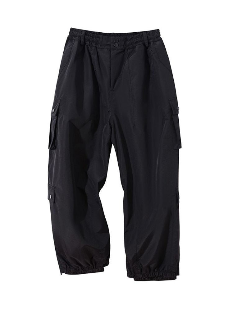 3L Monochrome Baggy Cargo Pants - Unisex | Searipe