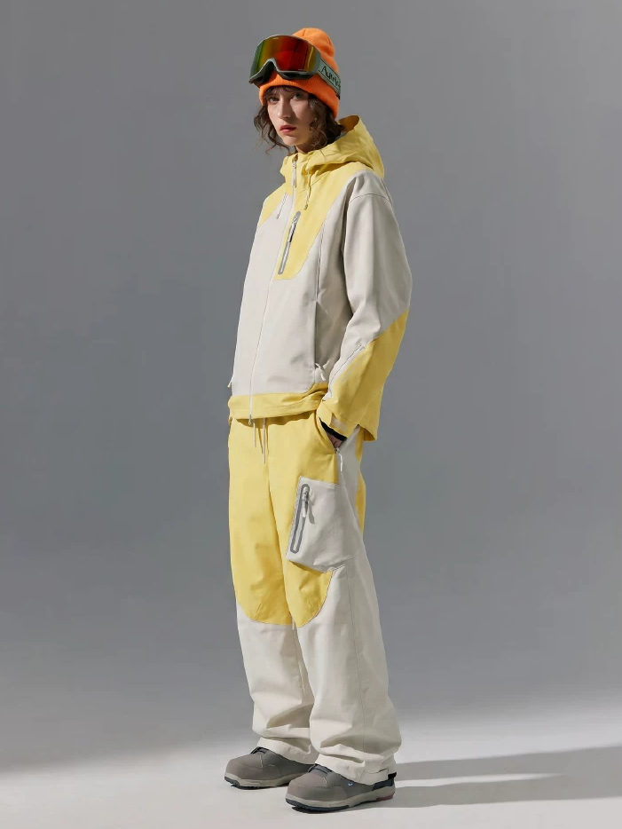3L Pastel Colorblock Ski Pants - Unisex | NowInSnow