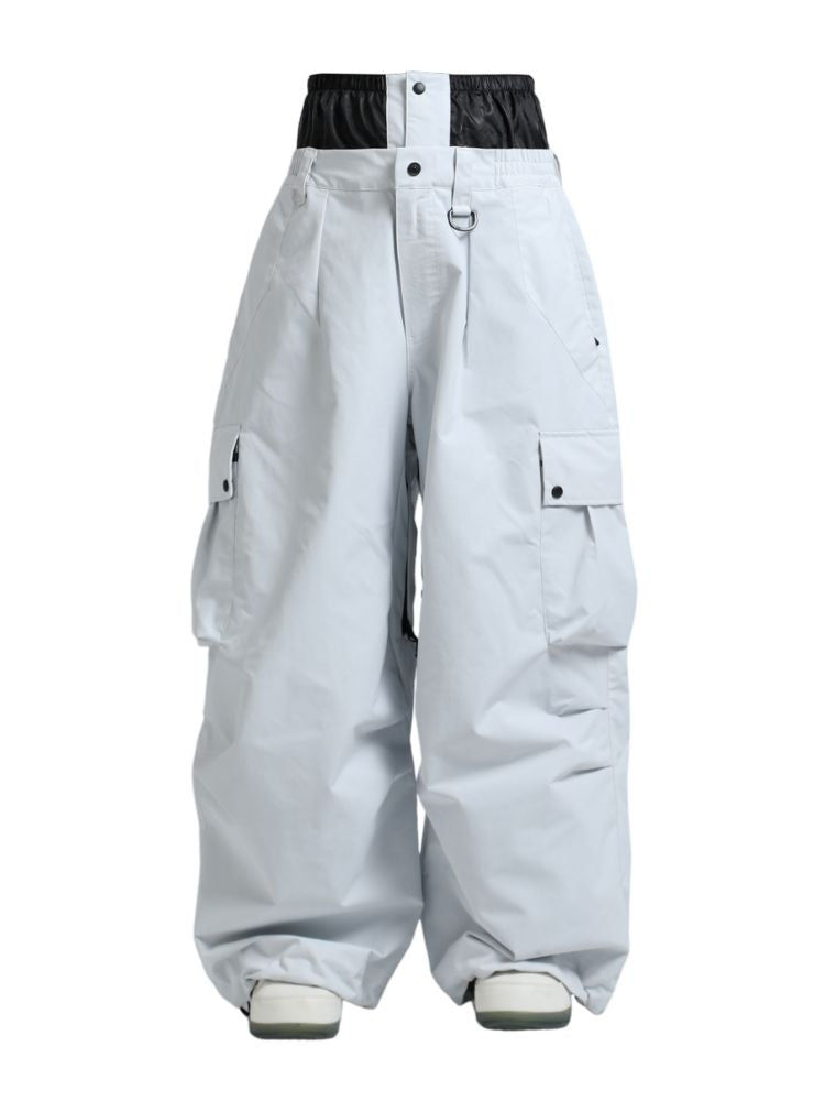 20K Baggy Loose Fit Cargo Snowboard Pants - Unisex | Gsou Snow