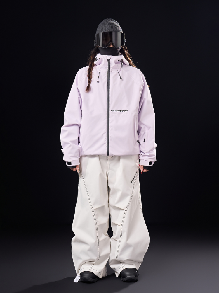 Heat-Layer Tech Cargo  Curved Baggy Ski Pants – Unisex | Doorek