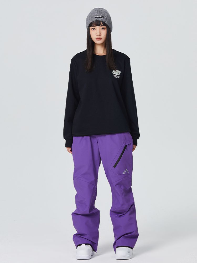 Diagonal Zipper Snow Pants - Men's | Searipe