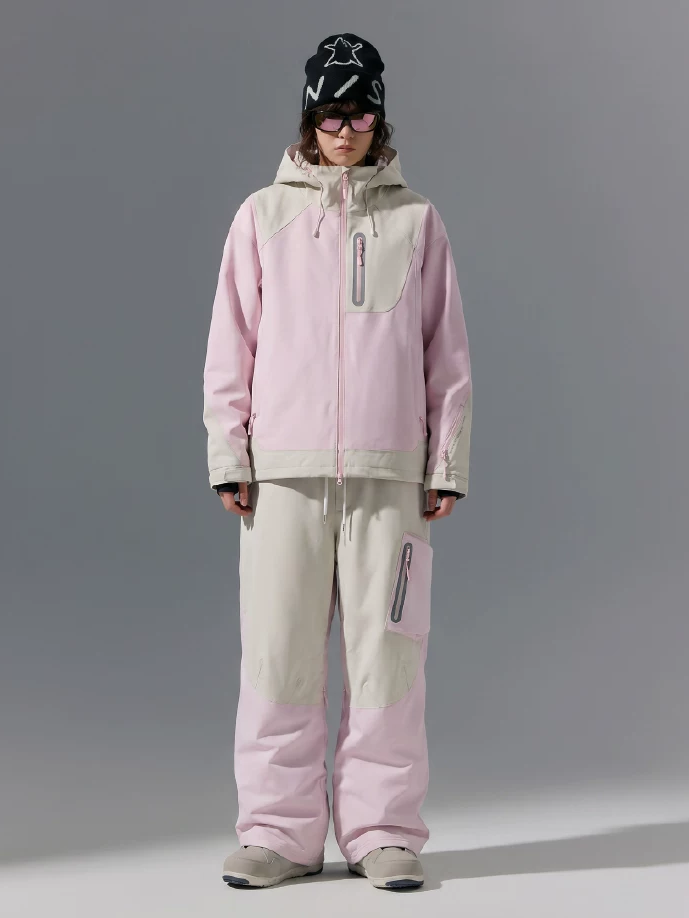 3L Pastel Colorblock Ski Jacket - Unisex | NowInSnow