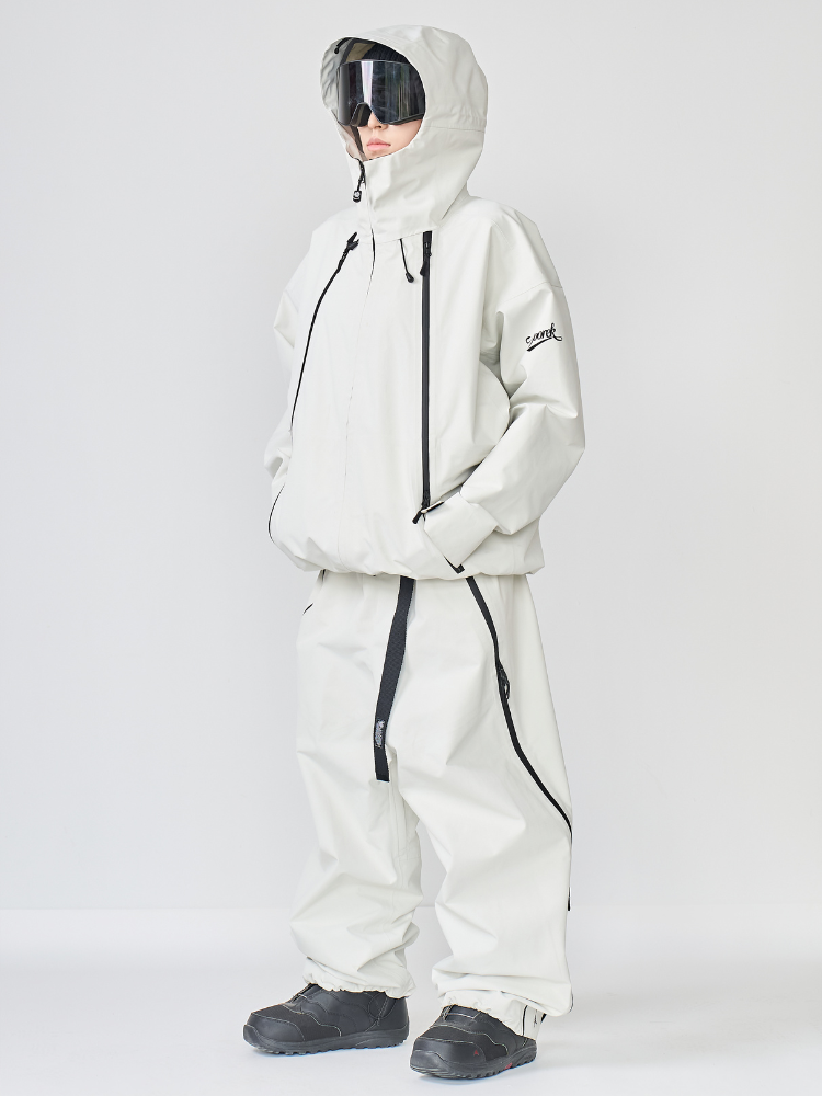 EP Series 3L Shell Baggy Ski Jacket – Unisex | Doorek