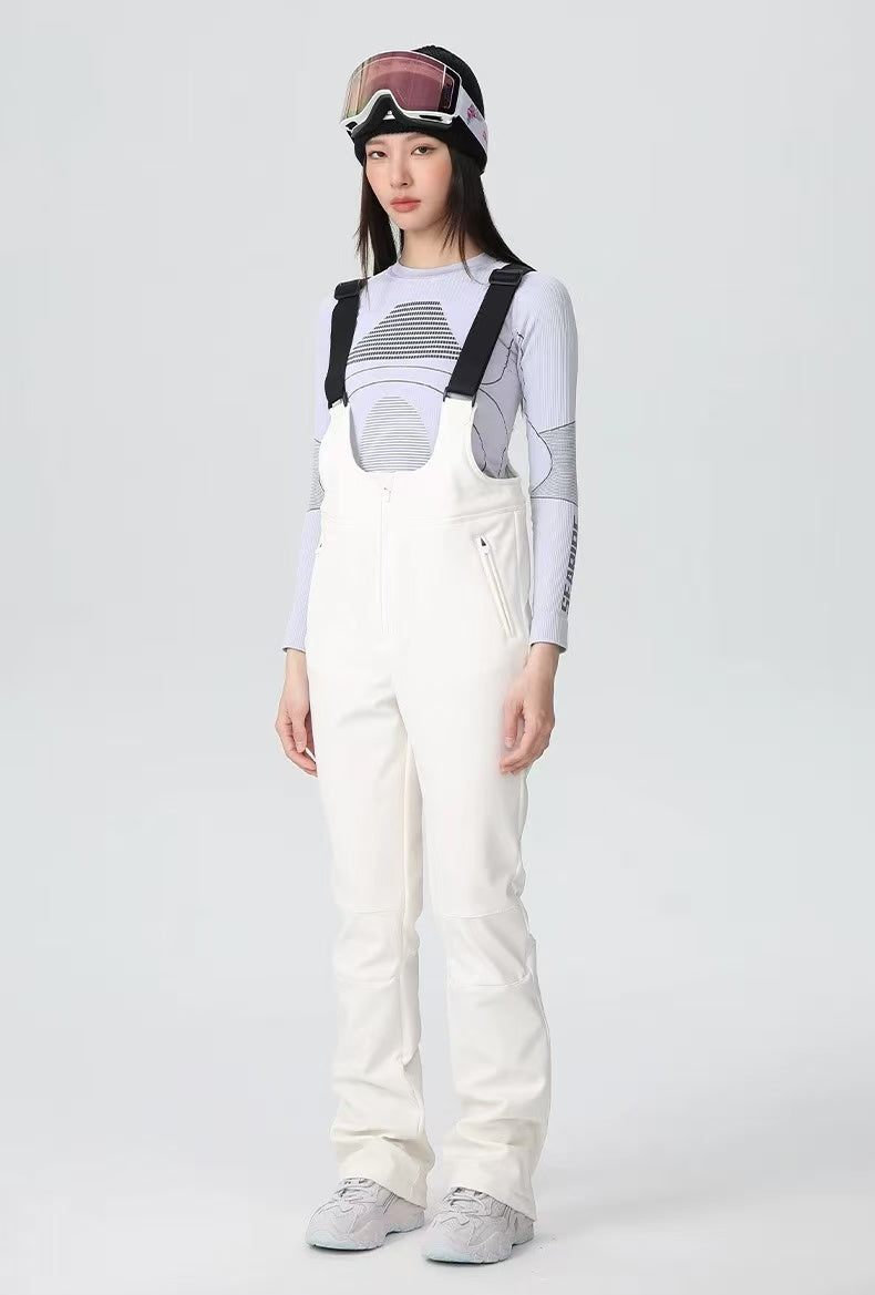 Sleek Dynamic Stretch Ski Bibs - Women's | Searipe