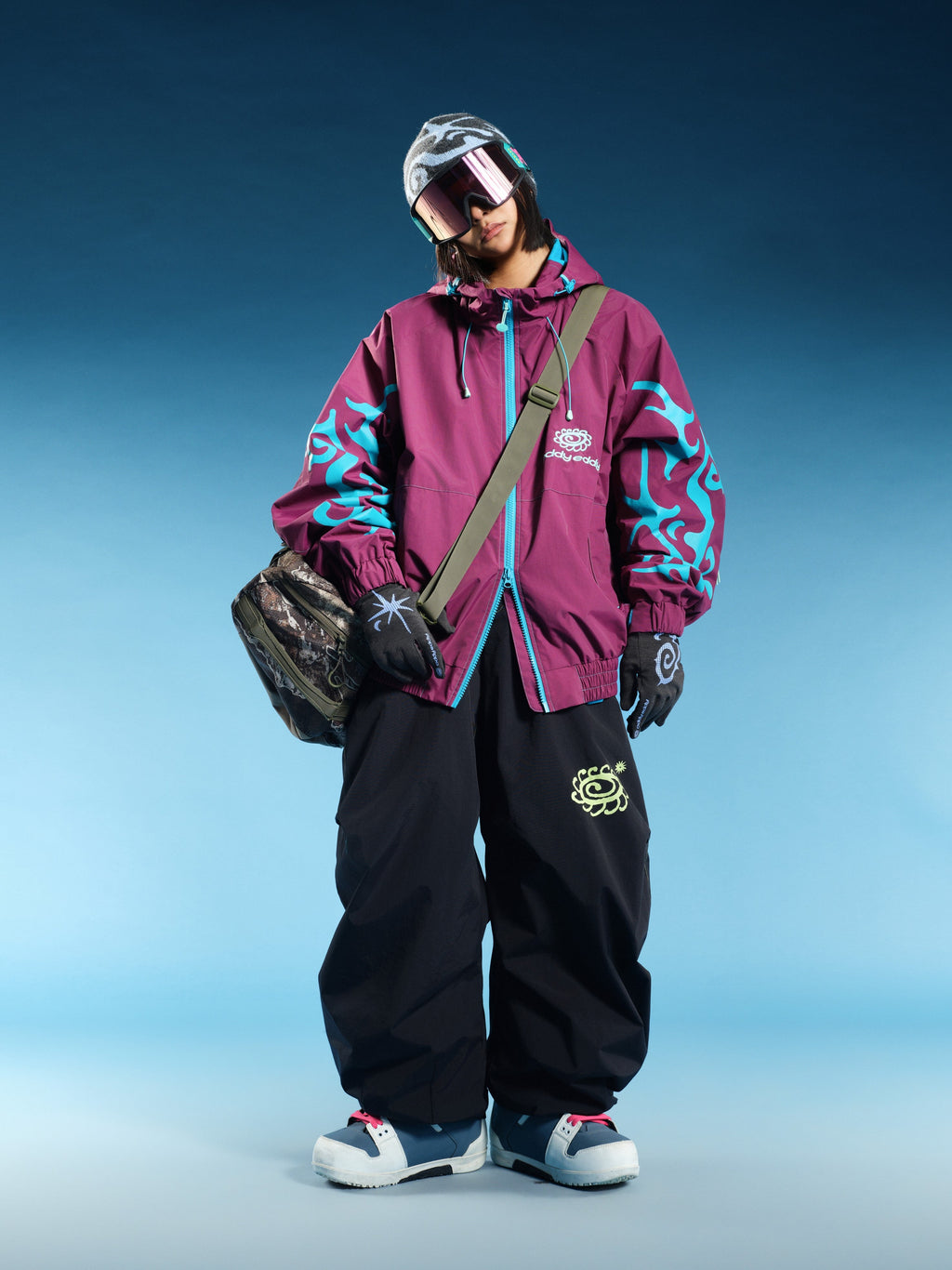 Thorn Graphic 20K Baggy Ski Jacket – Unisex | OddyEddy