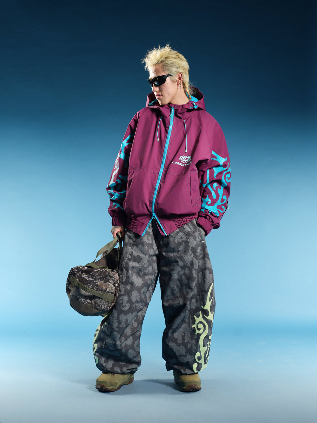 20K Thorn Graphic Baggy Snow Pants – Unisex | OddyEddy