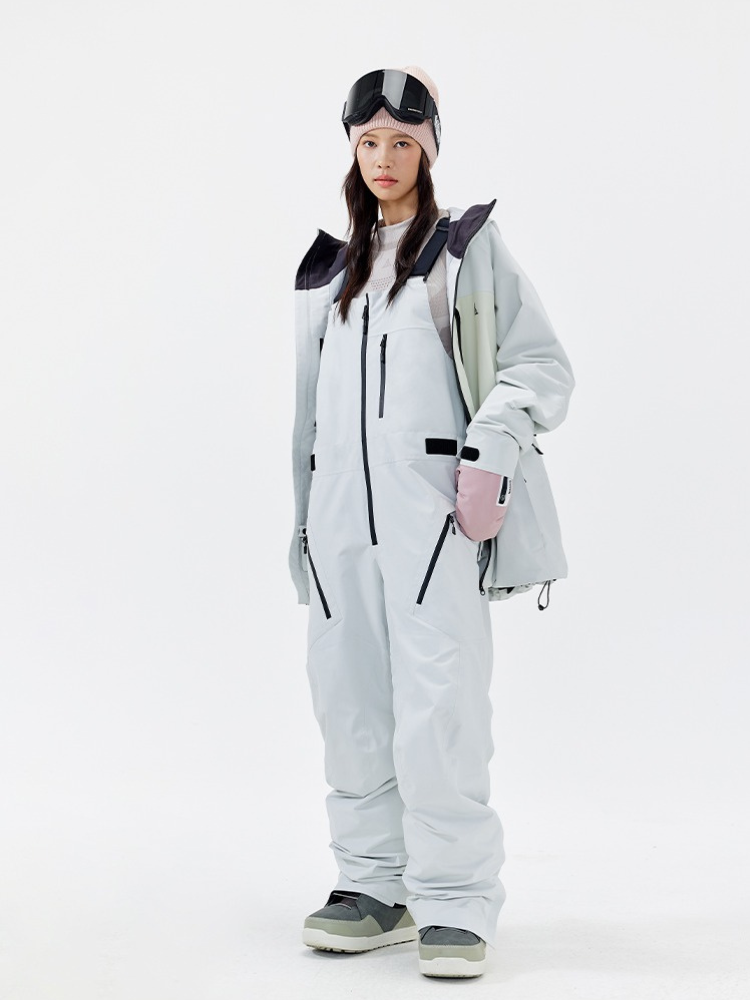 [Clearance] Summit Pro 3L Fleece Bib Pants – Women's | NANEND