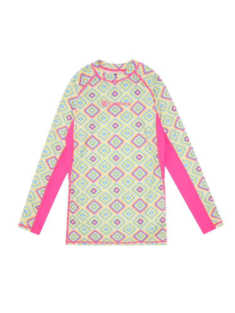 UPF50+ Cooling Stretch Printed Rash Guard – Women's | ChillHang
