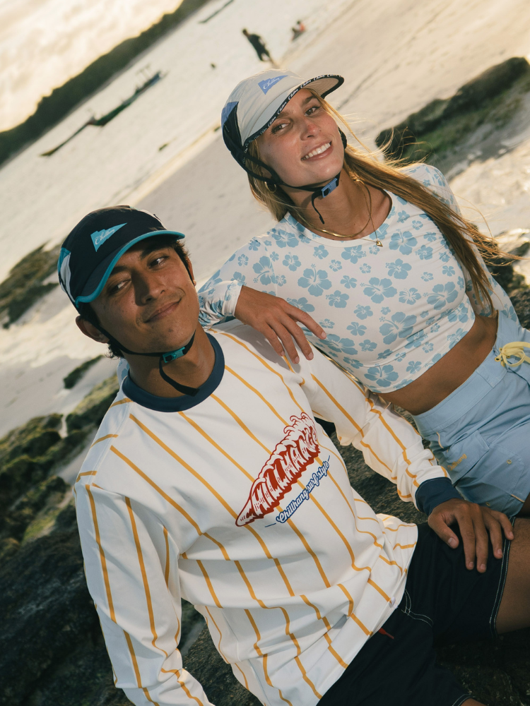 Quick-Dry Adjustable Colorblock Surf Cap with Chin Strap – Unisex | ChillHang