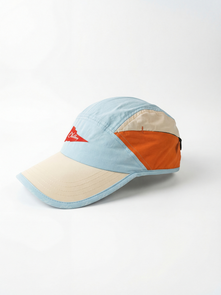 Quick-Dry Adjustable Colorblock Surf Cap with Chin Strap – Unisex | ChillHang