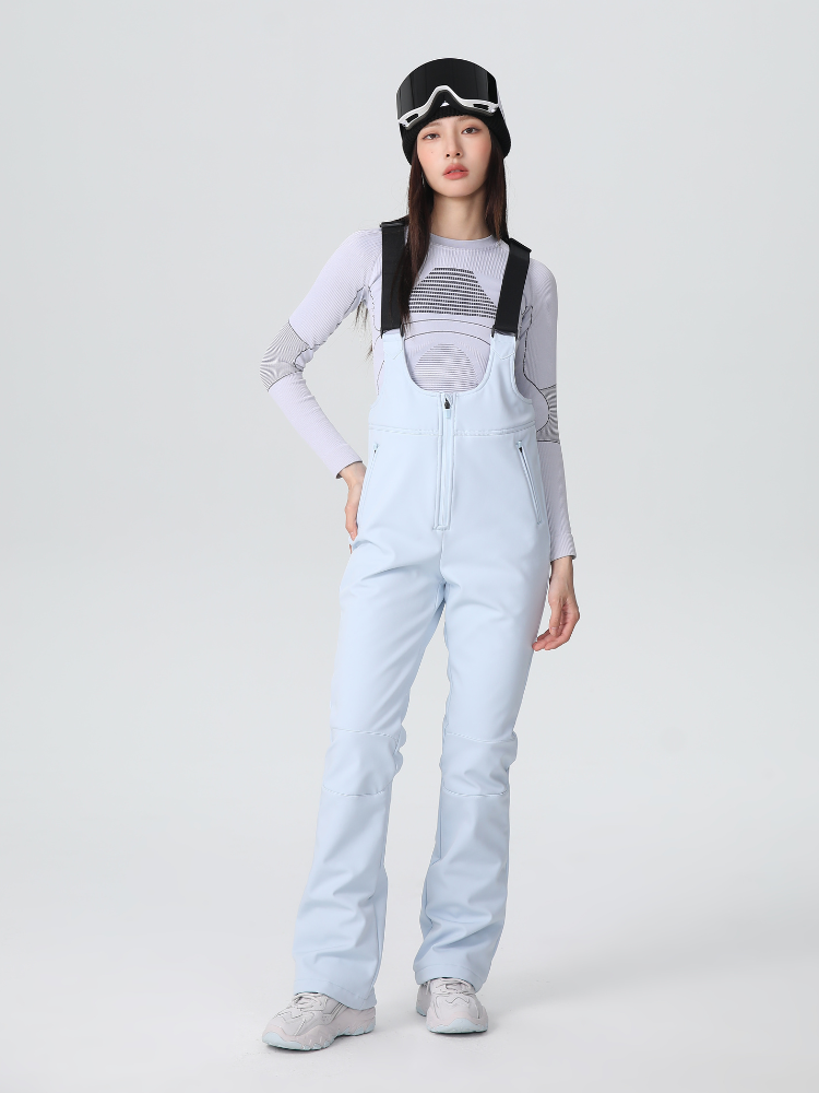 Sleek Dynamic Stretch Ski Bibs - Women's | Searipe