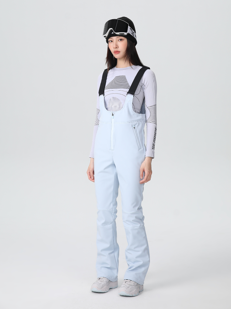 Sleek Dynamic Stretch Ski Bibs - Women's | Searipe