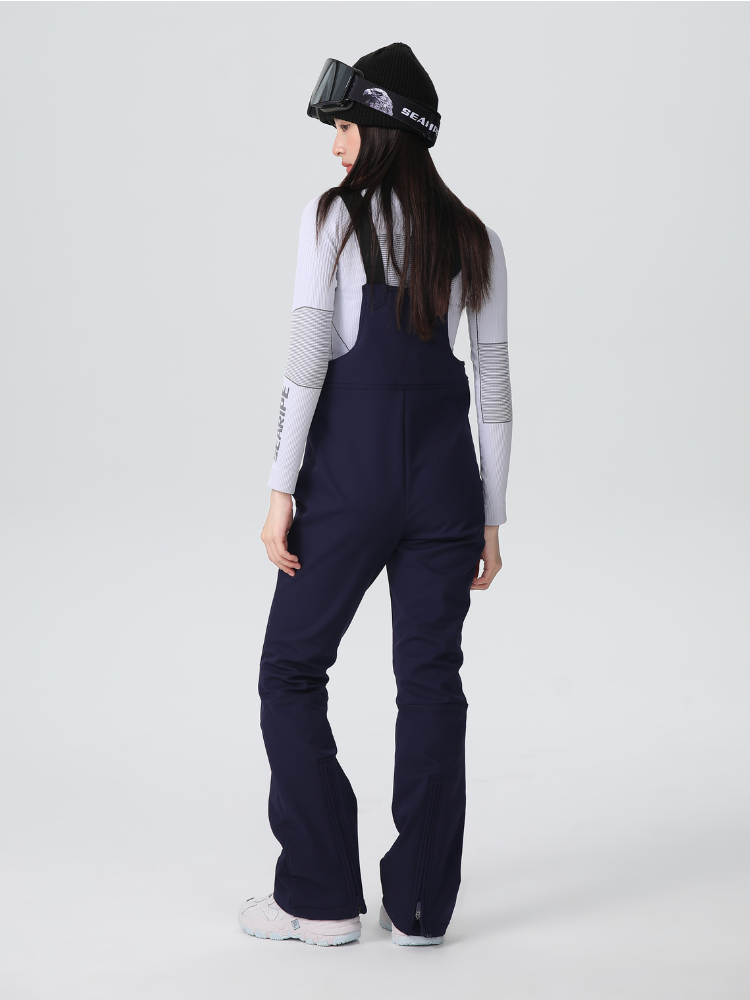 Sleek Dynamic Stretch Ski Bibs - Women's | Searipe