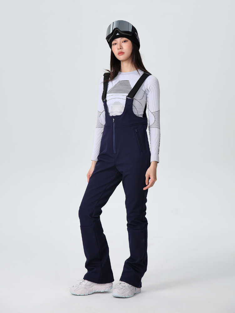 Sleek Dynamic Stretch Ski Bibs - Women's | Searipe